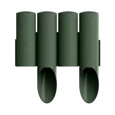 Декоративный садовый заборчик для клумбы Cellfast 4 STANDARD 34-042 Зеленый